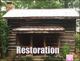 Historic Log Cabin Restoration  Isle Saint George, Ohio